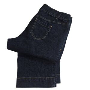 Lane Bryant Capri Jeans Dark Blue Size 16